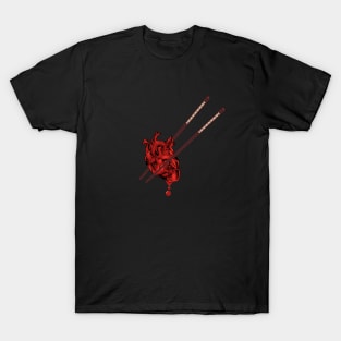 heart with chopsticks T-Shirt